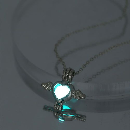 Collier aurore permanente à pendentif cœur - SHEIN - Modalova