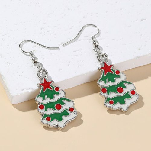 Pendants d'oreilles arbre de Noël - SHEIN - Modalova