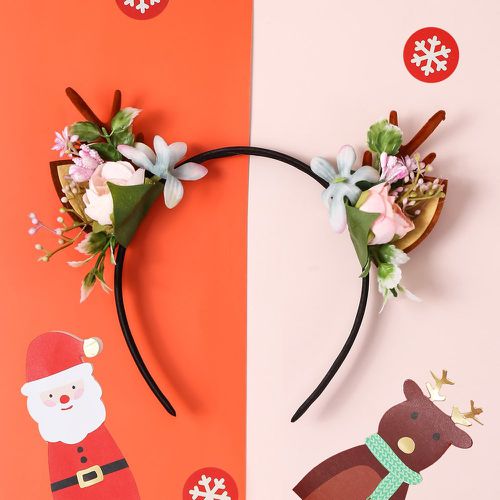 Bandeau Noël ramure & à fleur - SHEIN - Modalova