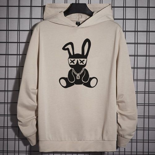 Sweat-shirt à capuche dessin animé - SHEIN - Modalova