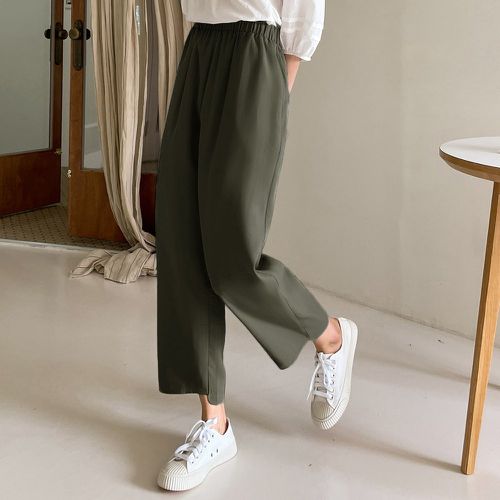Pantalon à poche à taille élastique - SHEIN - Modalova