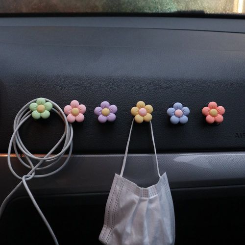 Pièces Crochet de voiture design fleur - SHEIN - Modalova