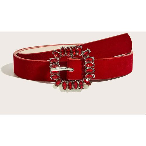 Ceinture à boucle avec strass - SHEIN - Modalova