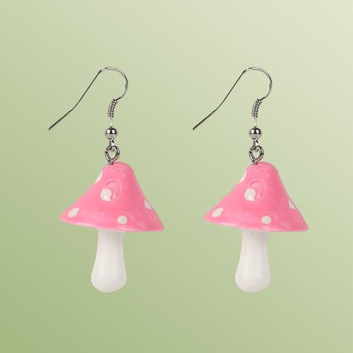 Pendants d'oreilles champignon - SHEIN - Modalova