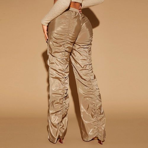 Pantalon empilé taille élastique - SHEIN - Modalova