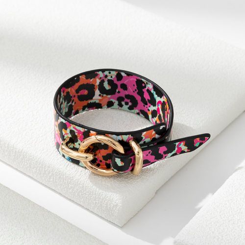 Bracelet à motif léopard à boucle - SHEIN - Modalova