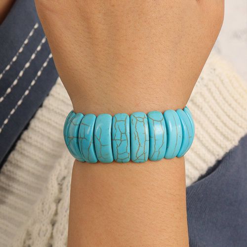 Bracelet perlé turquoise - SHEIN - Modalova