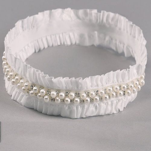 Porte-jarretelles fausse perle & avec strass de mariée - SHEIN - Modalova