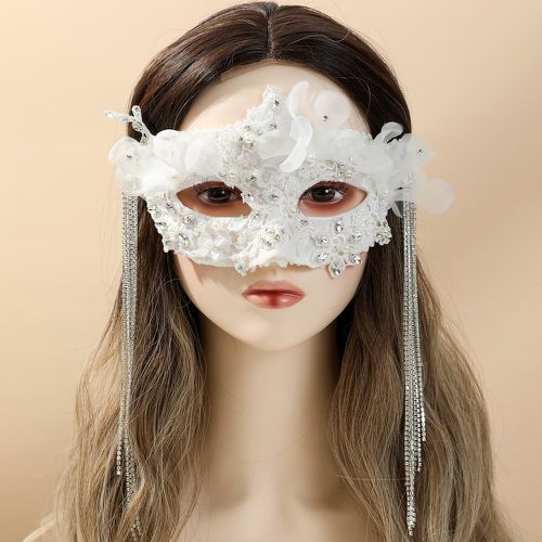 À strass à franges & à fausse perle Costume Masque de sommeil - SHEIN - Modalova