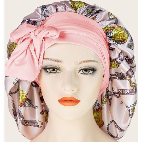 Bonnet de cheveux à imprimé chaîne - SHEIN - Modalova