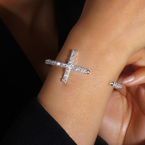 Bracelet à strass design croix - SHEIN - Modalova