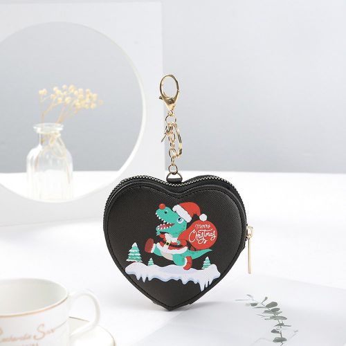 Porte-monnaie Noël à motif de dinosaure design cœur - SHEIN - Modalova