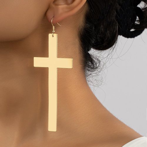 Pendants d'oreilles design croix - SHEIN - Modalova