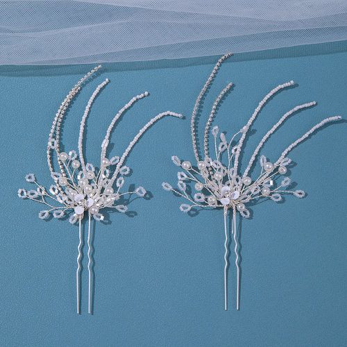 Pièces Épingle à cheveux perle & à fausse perle de mariée - SHEIN - Modalova
