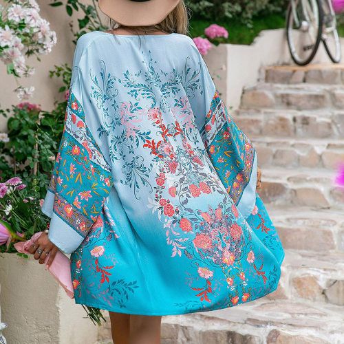 Kimono à imprimé floral - SHEIN - Modalova