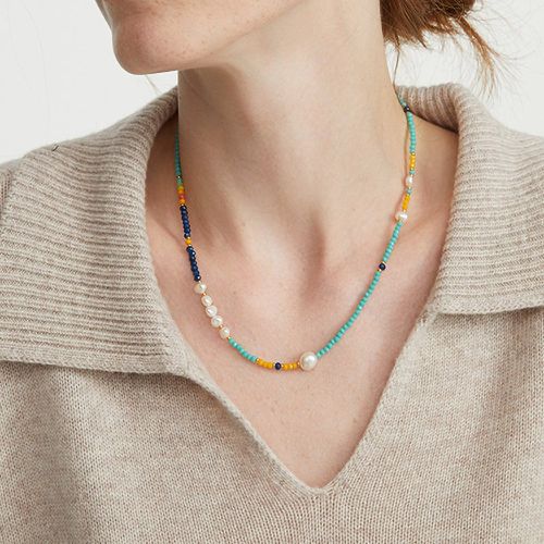Collier à perles de couleur aléatoire - SHEIN - Modalova