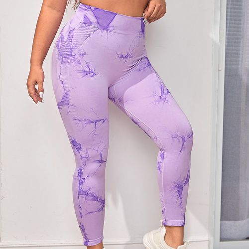 Legging de sport tie dye - SHEIN - Modalova