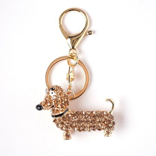Porte-clés à strass à breloque chien - SHEIN - Modalova