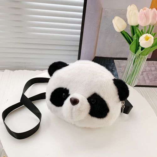 Sac fantaisie mini design panda duveteux - SHEIN - Modalova