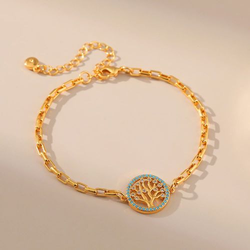 Bracelet arbre & à détail turquoise - SHEIN - Modalova
