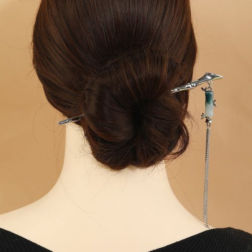 Épingle à cheveux bambou & chaîne à franges - SHEIN - Modalova