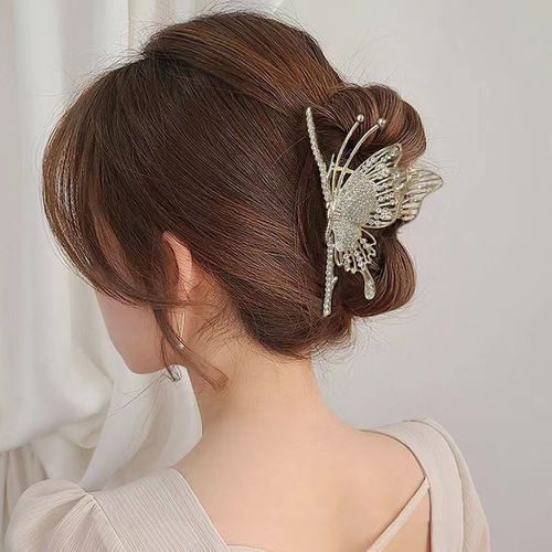 Griffe à cheveux à strass design papillon - SHEIN - Modalova