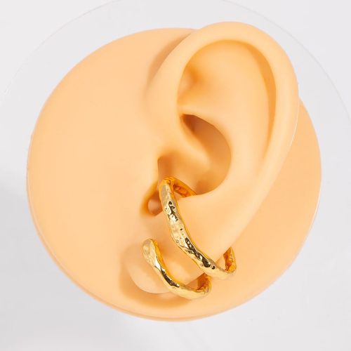 Pièce Clip d'oreille minimaliste texturé - SHEIN - Modalova