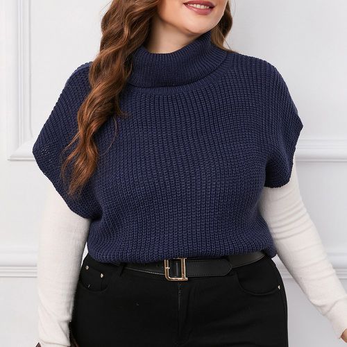 Pull sans manches à col roulé manches chauve-souris (sans top) - SHEIN - Modalova