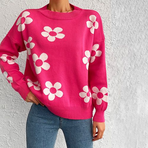 Pull fleuri (sans blouse) - SHEIN - Modalova