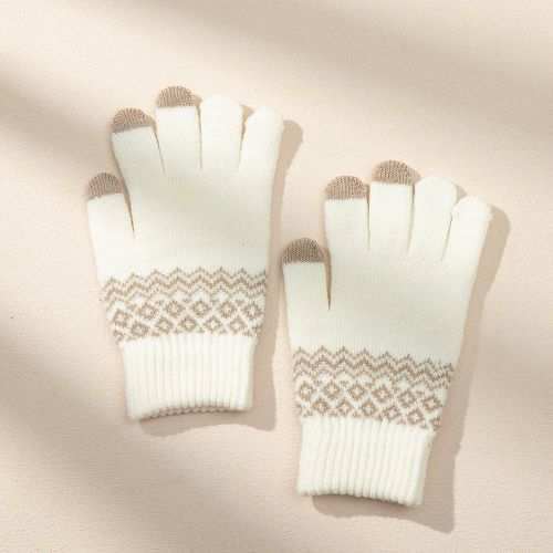 Gants à motif géométrique - SHEIN - Modalova