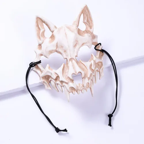Masque facial de costume animal à détail squelette - SHEIN - Modalova