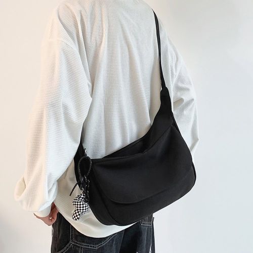 Sac hobo minimaliste avec breloque de sac - SHEIN - Modalova