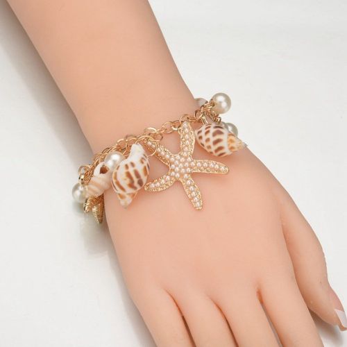 Bracelet étoile de mer & à breloque conque - SHEIN - Modalova