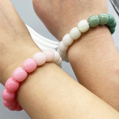 Pièces Bracelet perlé couple à blocs de couleurs - SHEIN - Modalova