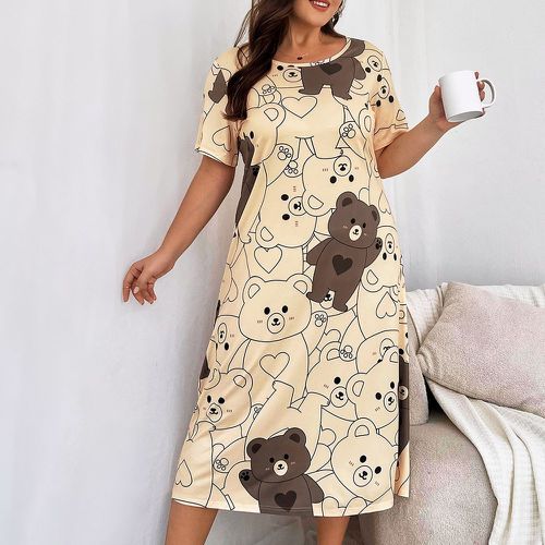Robe de nuit à imprimé ours - SHEIN - Modalova