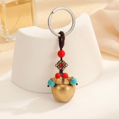 Porte-clés à perles à breloque pomme - SHEIN - Modalova