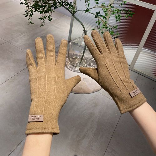 Gants à applique lettre écran tactile - SHEIN - Modalova