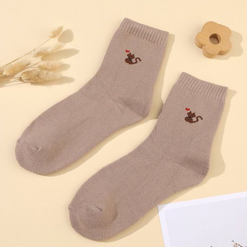 Chaussettes chat & avec motif cœur - SHEIN - Modalova