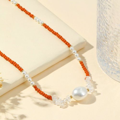 Collier à perles à fausse perle - SHEIN - Modalova