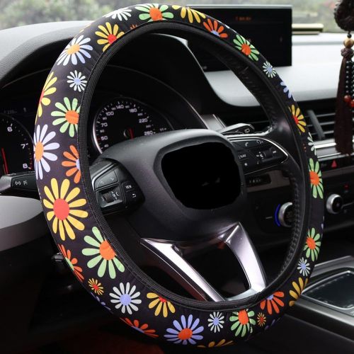 Pièce Couverture de volant de voiture à imprimé floral - SHEIN - Modalova