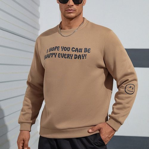 Sweat-shirt graphique de slogan - SHEIN - Modalova