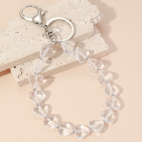 Porte-clés perle à cœur breloque - SHEIN - Modalova