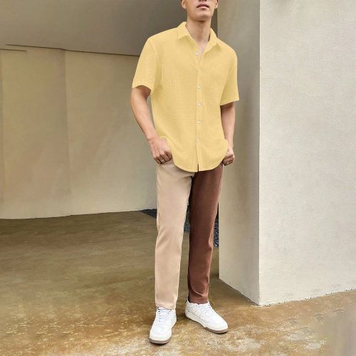Chemise décontractée à manches raglan et boutonss - SHEIN - Modalova