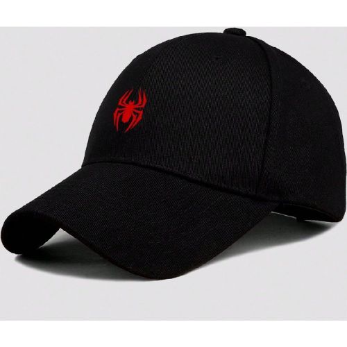 Pièce Casquette de baseball décontractée ajustables avec imprimé d'araignée, convient pour le port quotidien, la rue et Halloween - SHEIN - Modalova