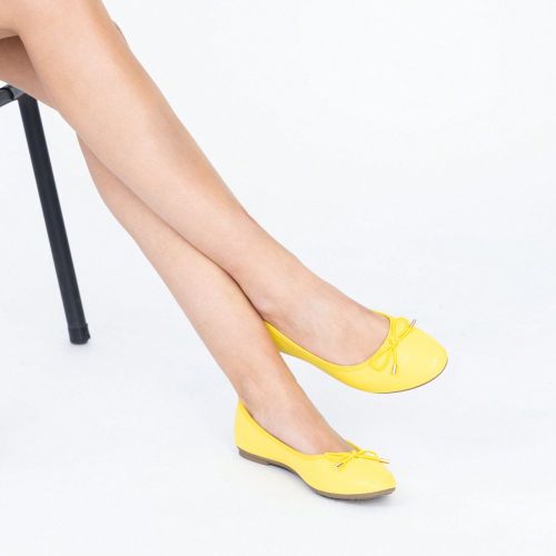 Chaussures ballerines plates de mode décorées d'un nœud, couleur unie,s - SHEIN - Modalova
