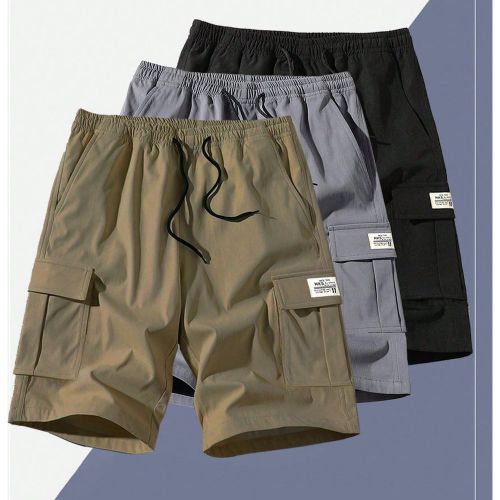 Pièce Pantalon cargo léger d'été, short décontracté respirant pour l'extérieur - SHEIN - Modalova