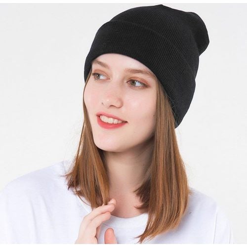 Rayures tricot élastiques bonnets chapeaux pour hommes et s - SHEIN - Modalova