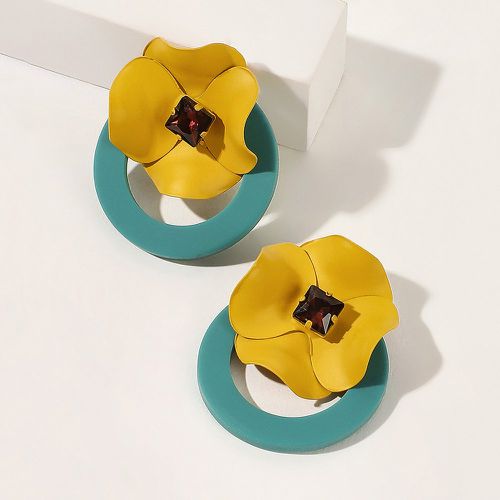 Clous d'oreilles à design de fleur 1 paire - SHEIN - Modalova