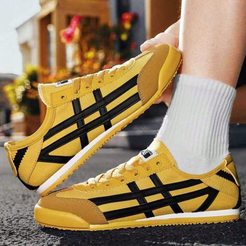 Taille petite) Semelle fine de haute qualité, léger et confortable, chaussures de couple, baskets minimalistes en canevas et maille, chaussures plat - SHEIN - Modalova