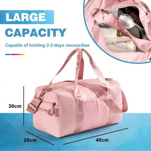 Sac week-end - Sac de voyage Bagage à main 40x30x20 - Sac polochon - Unisexe - Rose - SHEIN - Modalova